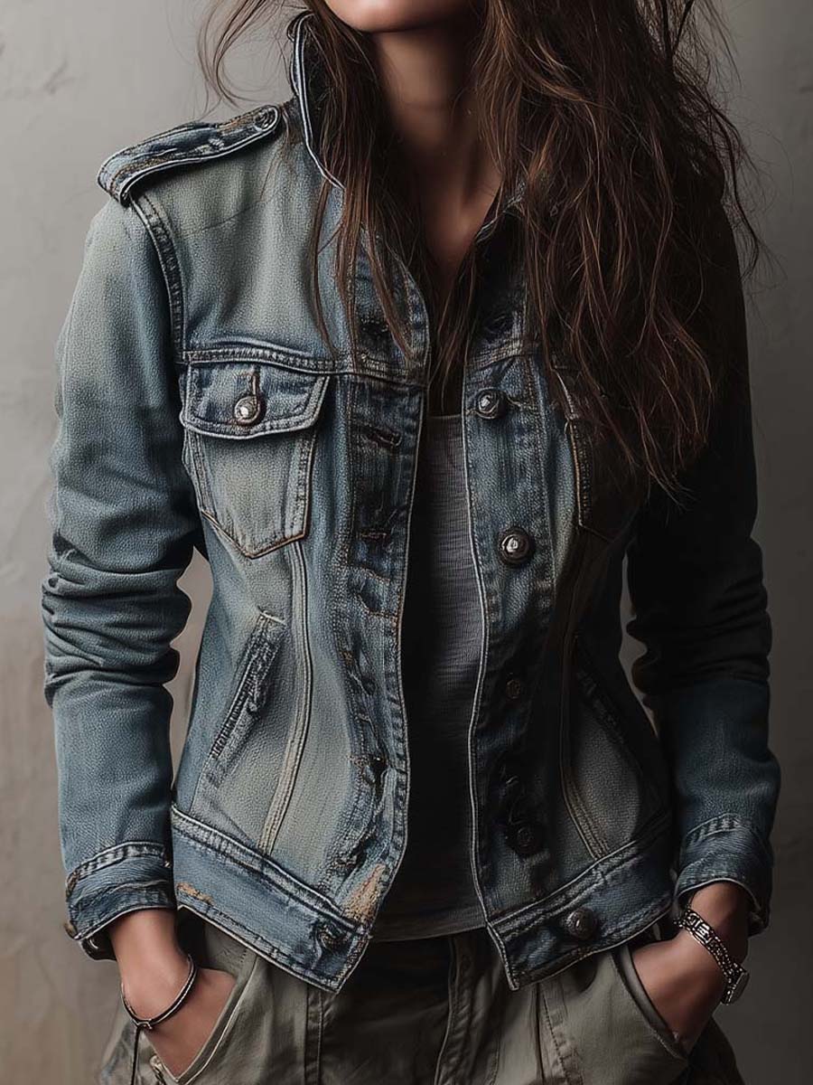 Inéalondon™ | Jacket With Epaulettes