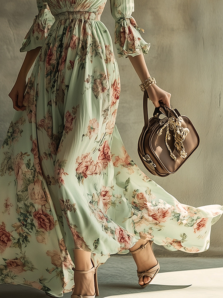 Inéalondon™ | Floral Maxi Dress