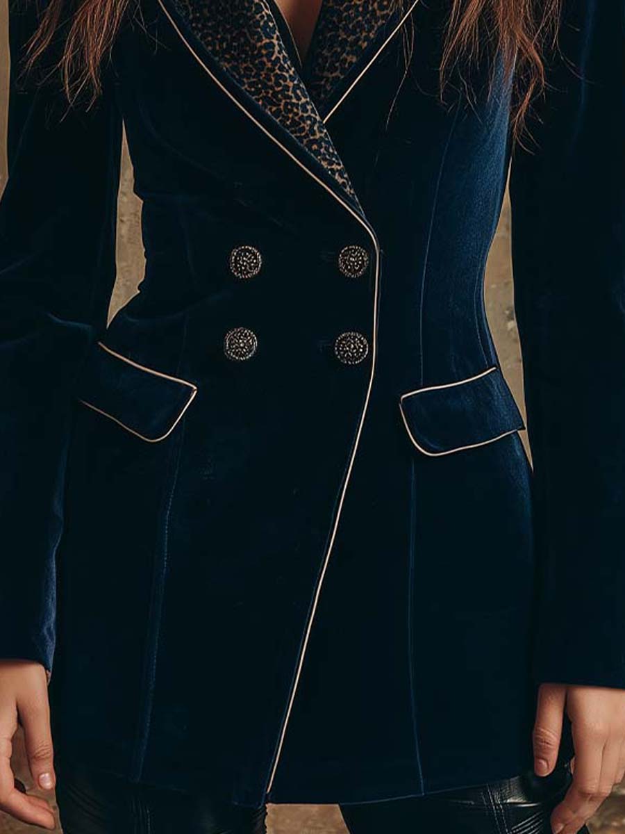 Inéalondon™ | Blazer Dress – Midnight Blue