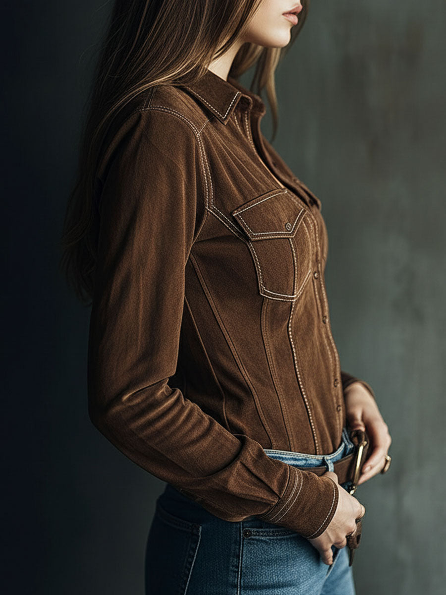 Inéalondon™ | Button-Up Shirt With Pockets