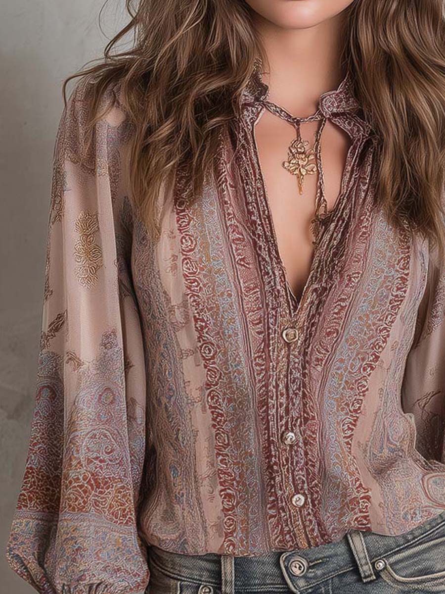 Inéalondon™ | Blouse With Lace Cuffs