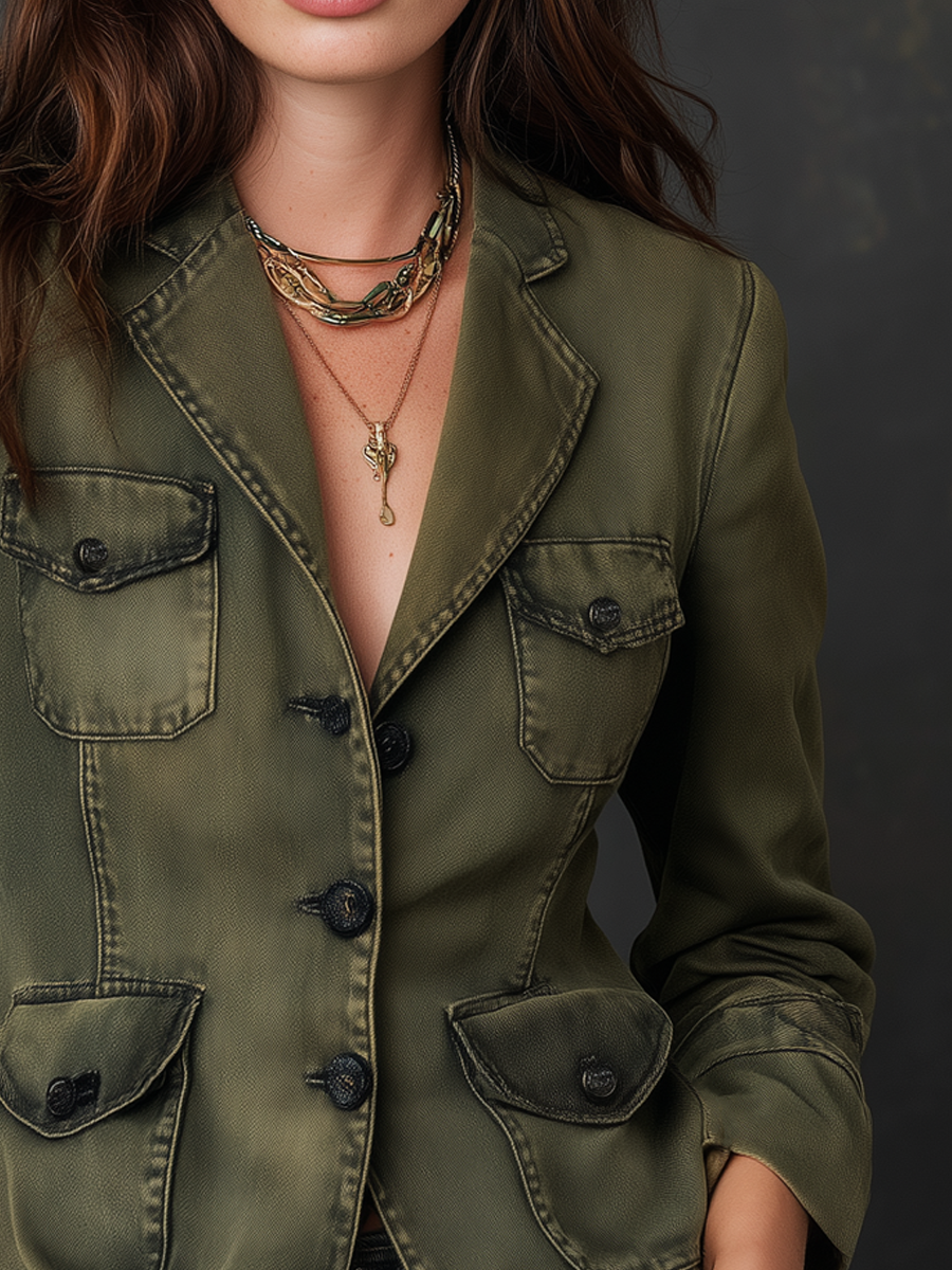 Inéalondon™ | Distressed Work Jacket