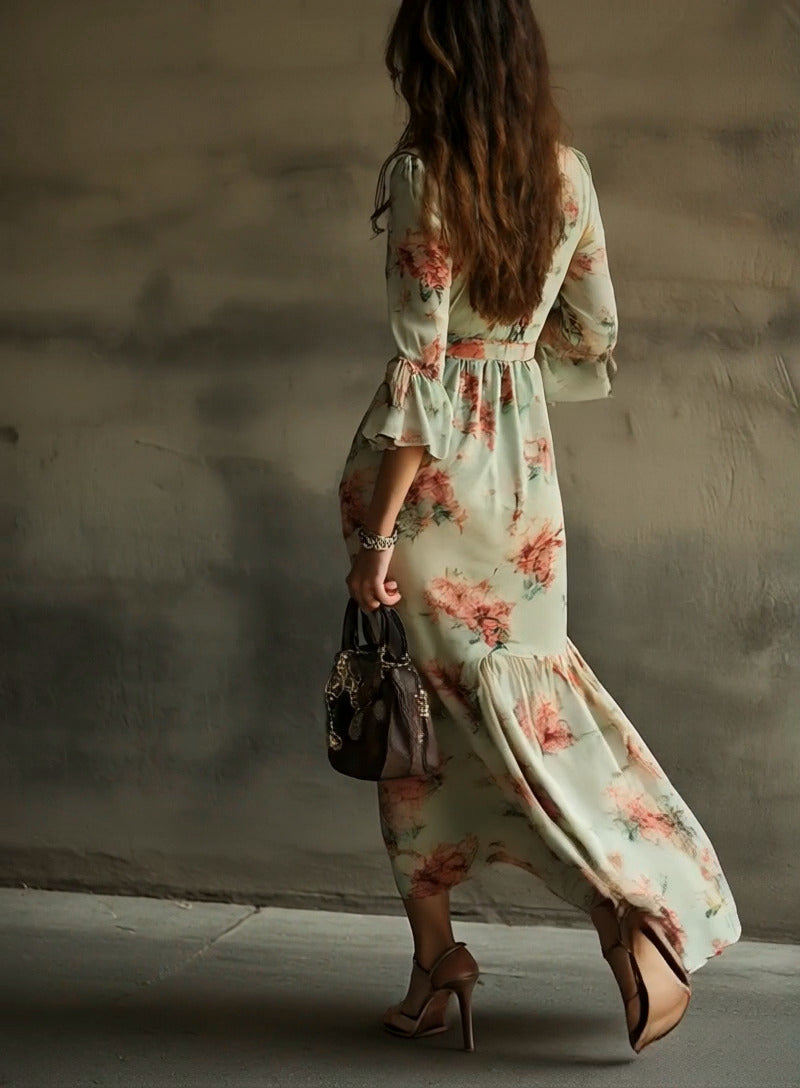 Inéalondon™ | Floral Maxi Dress