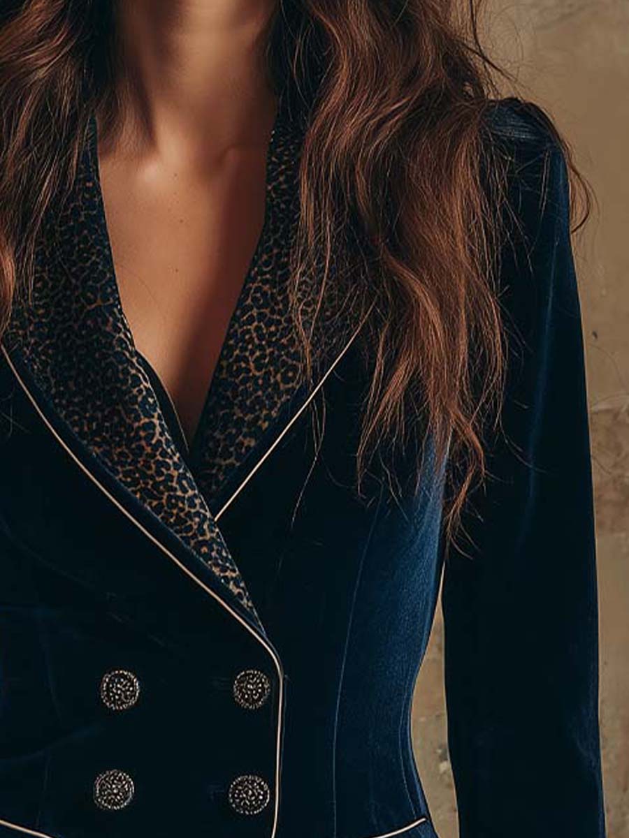 Inéalondon™ | Blazer Dress – Midnight Blue