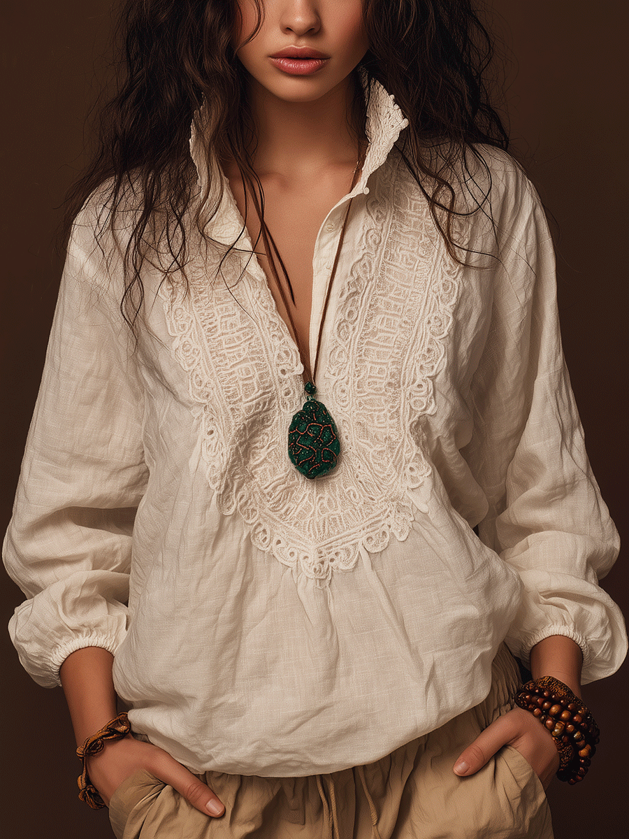 Inéalondon™ | Nomad Linen Blouse