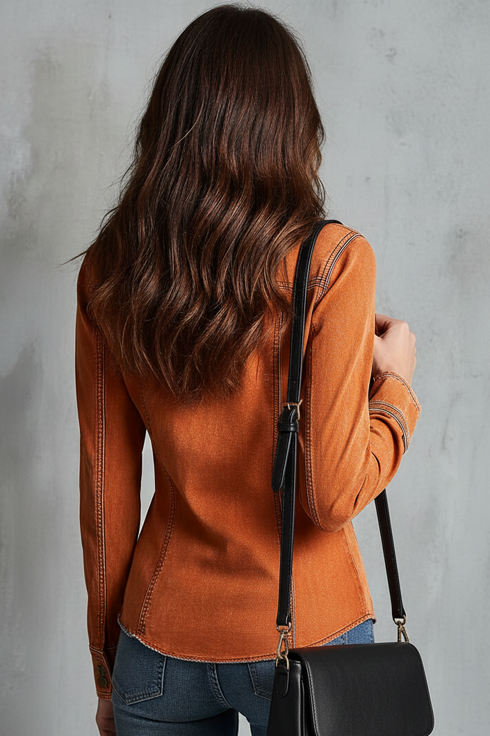 Inéalondon™ | Zip Denim Jacket