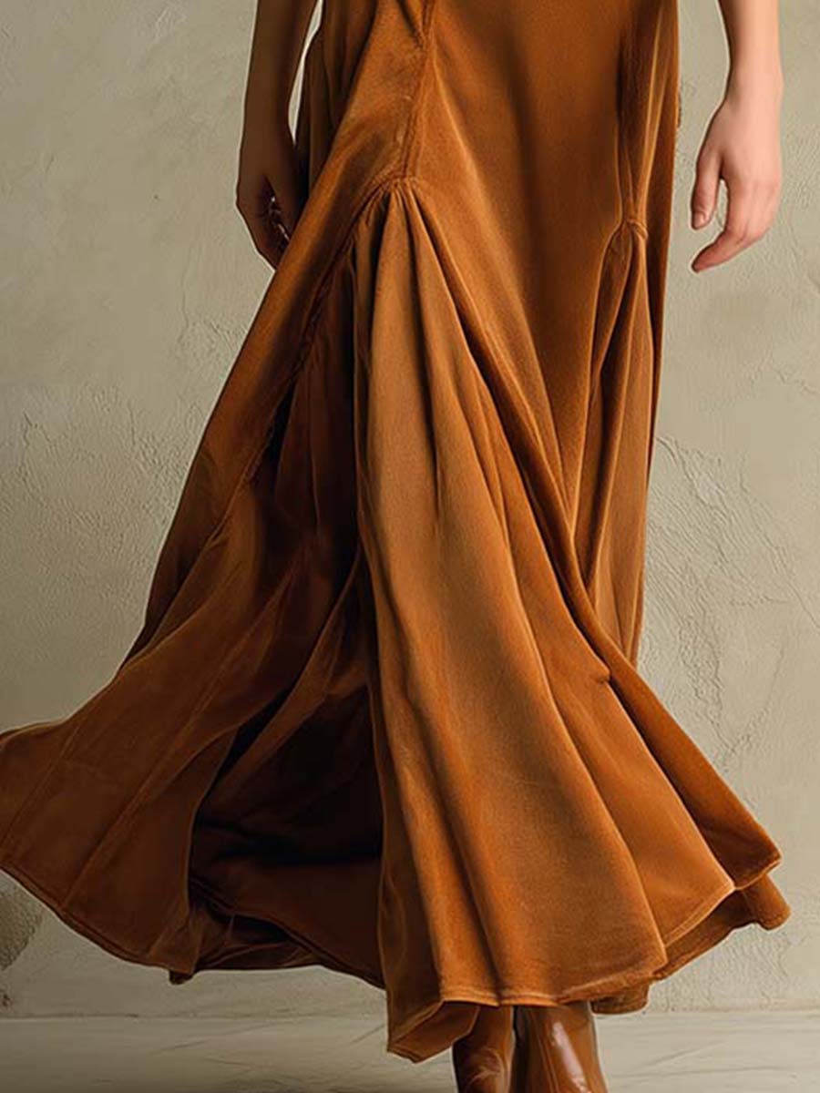 Inéalondon™ | Blazer Style Velvet Dress