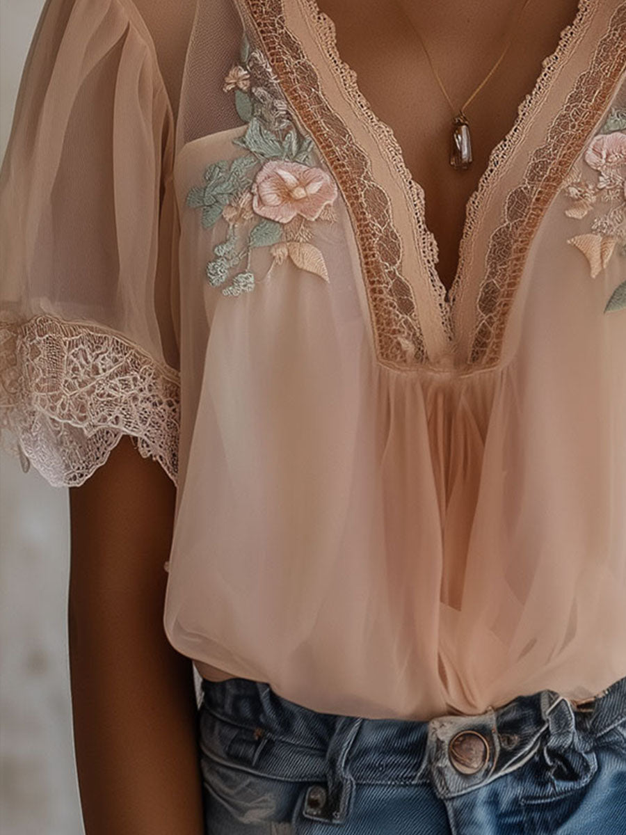 Inéalondon™ | Chiffon Blouse