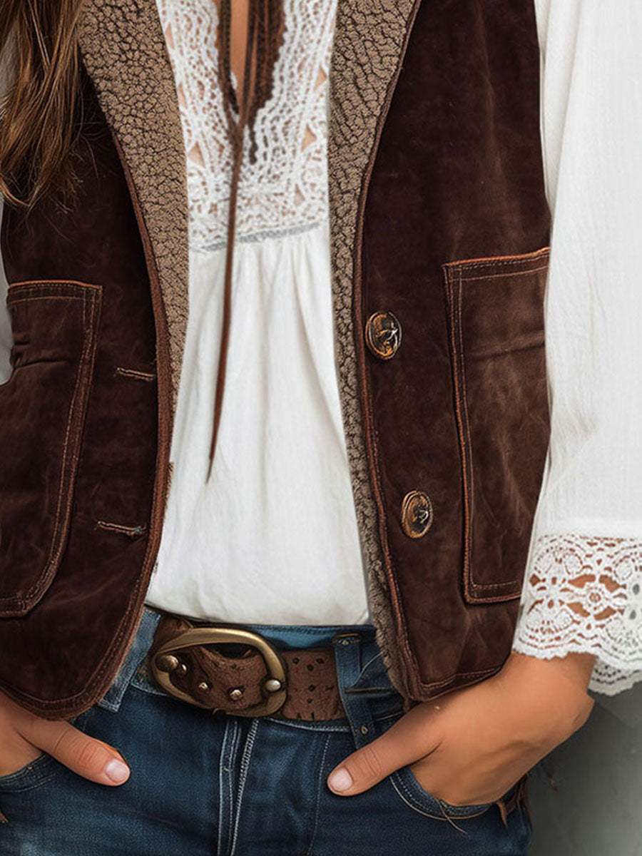 Inéalondon™ | Waistcoat With Sherpa Lining