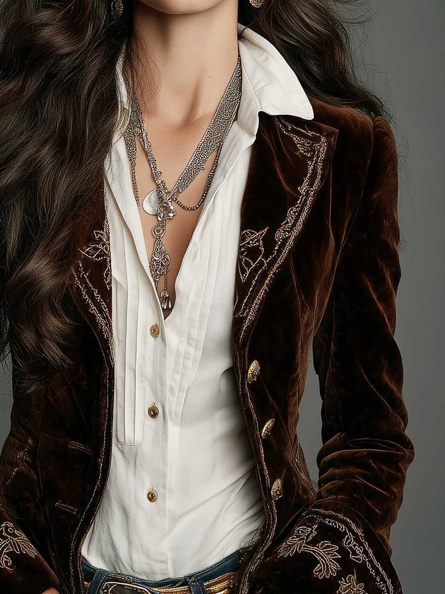 Inéalondon™ | Embroidered Blazer