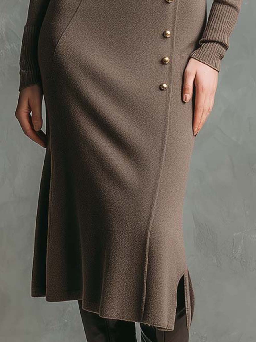 Inéalondon™ | Knit Midi Dress