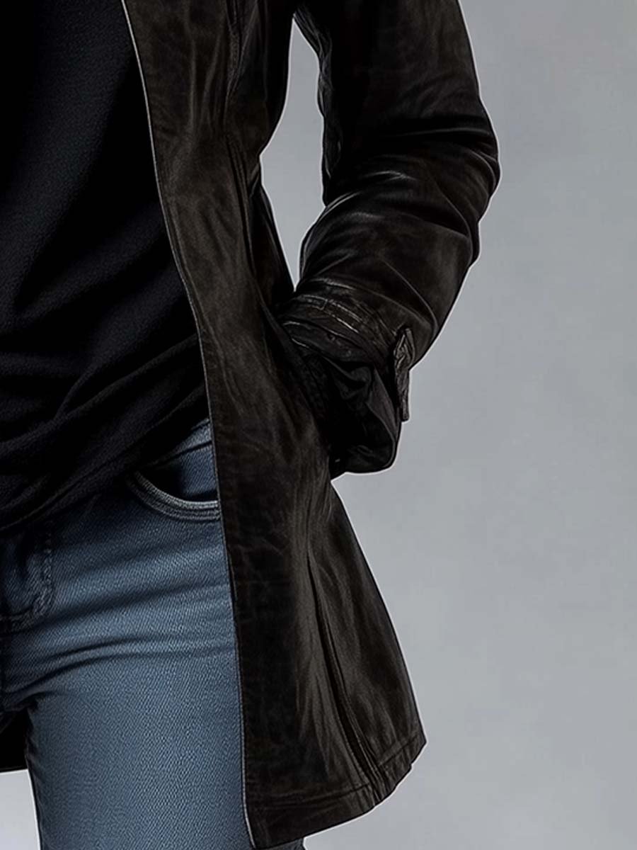 Inéalondon™ |Faux Leather Jacket