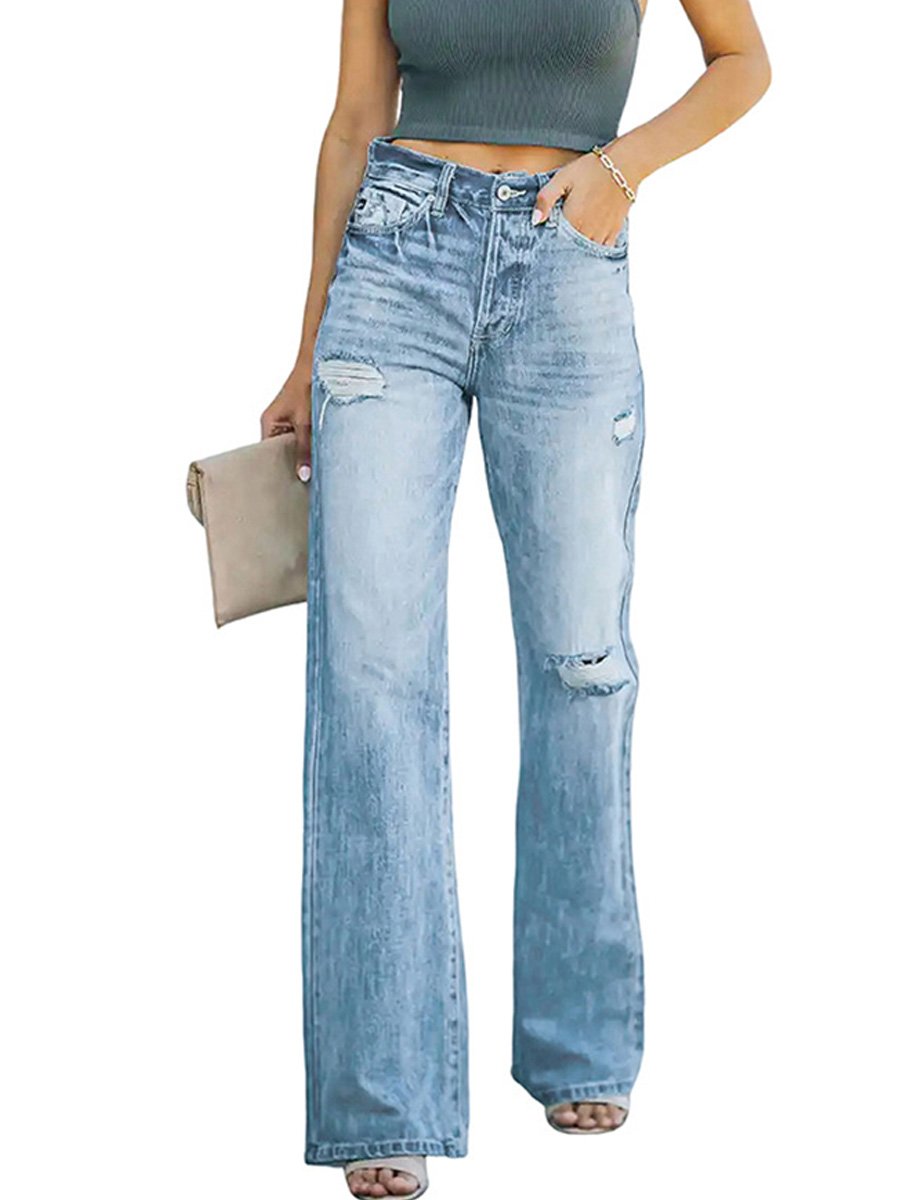 Inéalondon™ | Wide-leg Jeans