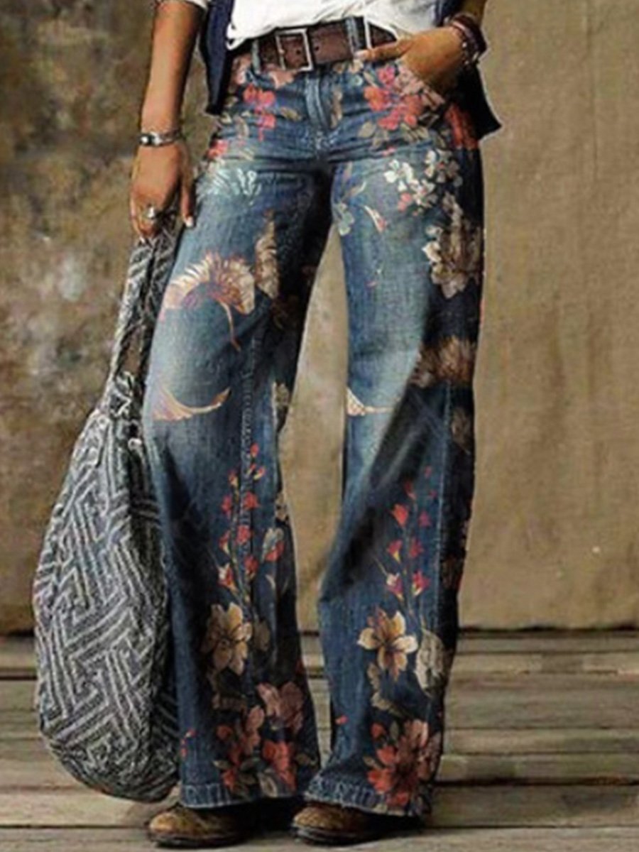 Inéalondon™ | Casual Wide-Leg Jeans