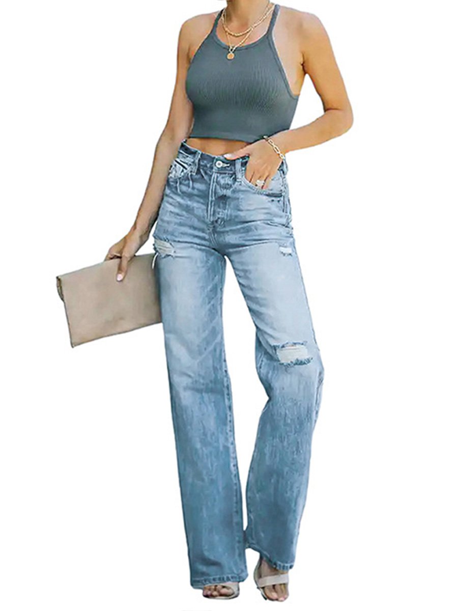 Inéalondon™ | Wide-leg Jeans