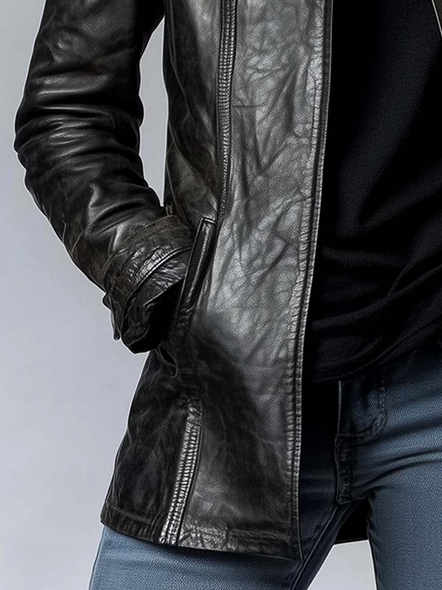 Inéalondon™ |Faux Leather Jacket