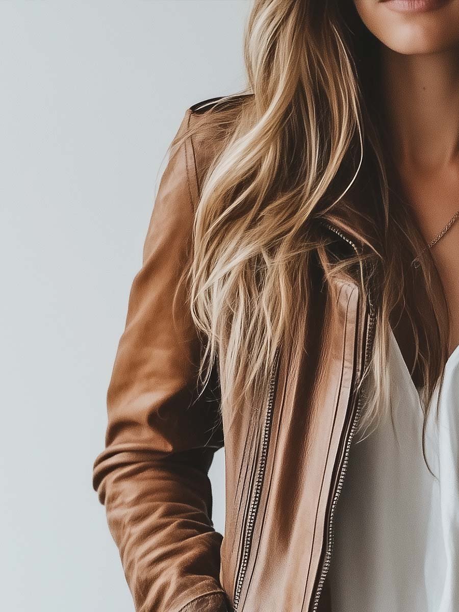 Inéalondon™ | Faux Leather Jacket