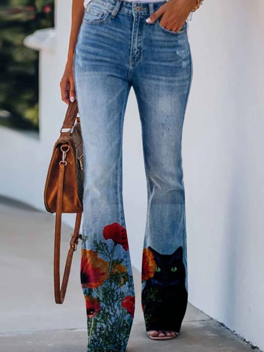 Inéalondon™ | Printed Jeans