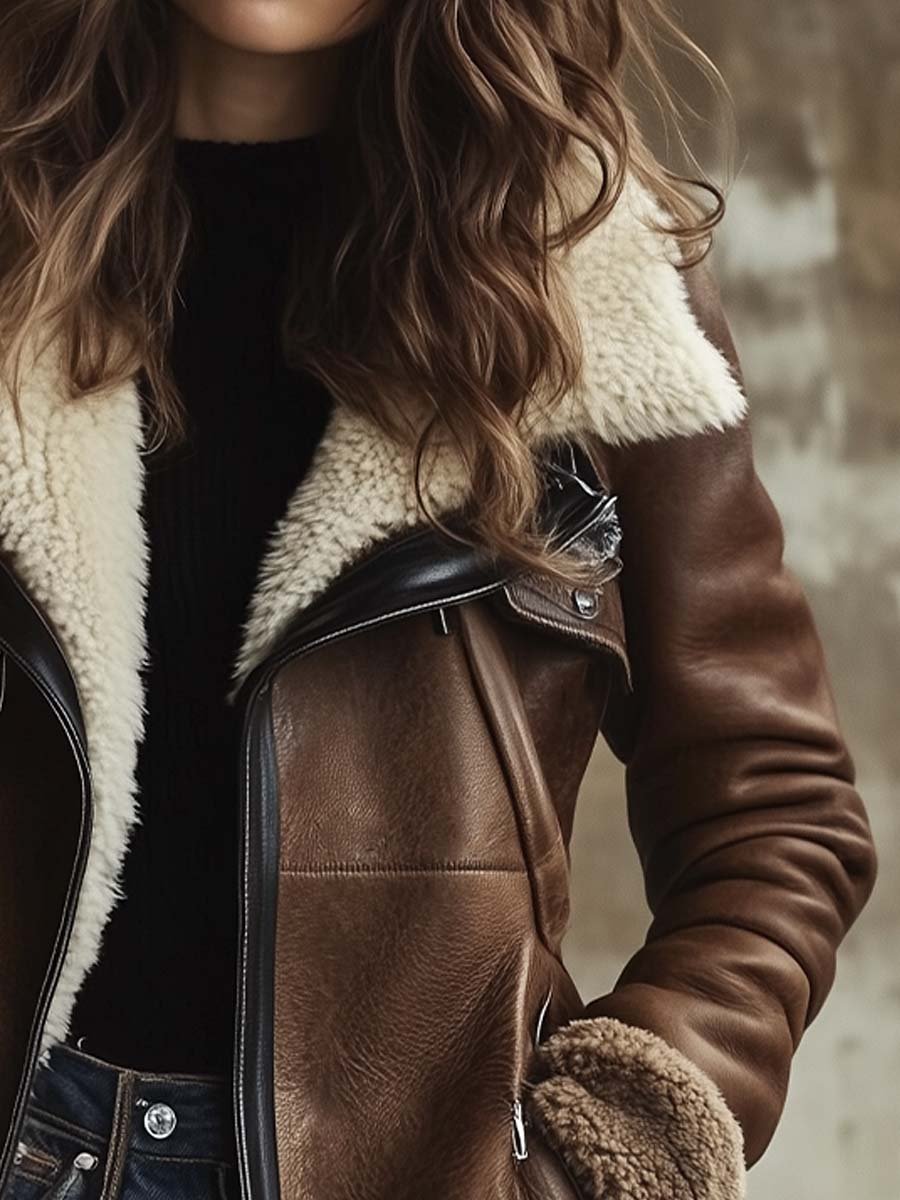 Inéalondon™ | Faux Leather Coat