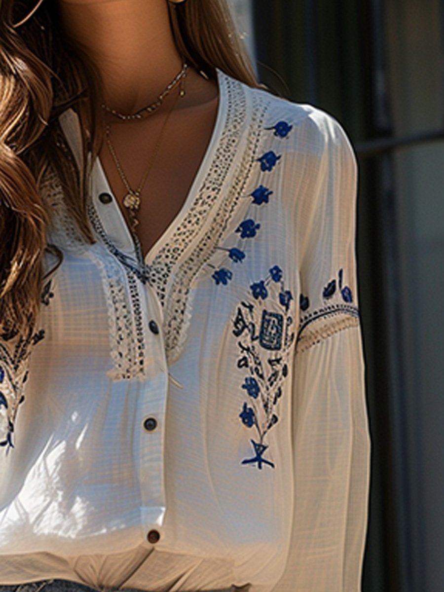 Inéalondon™ | Stitching Hollow Top