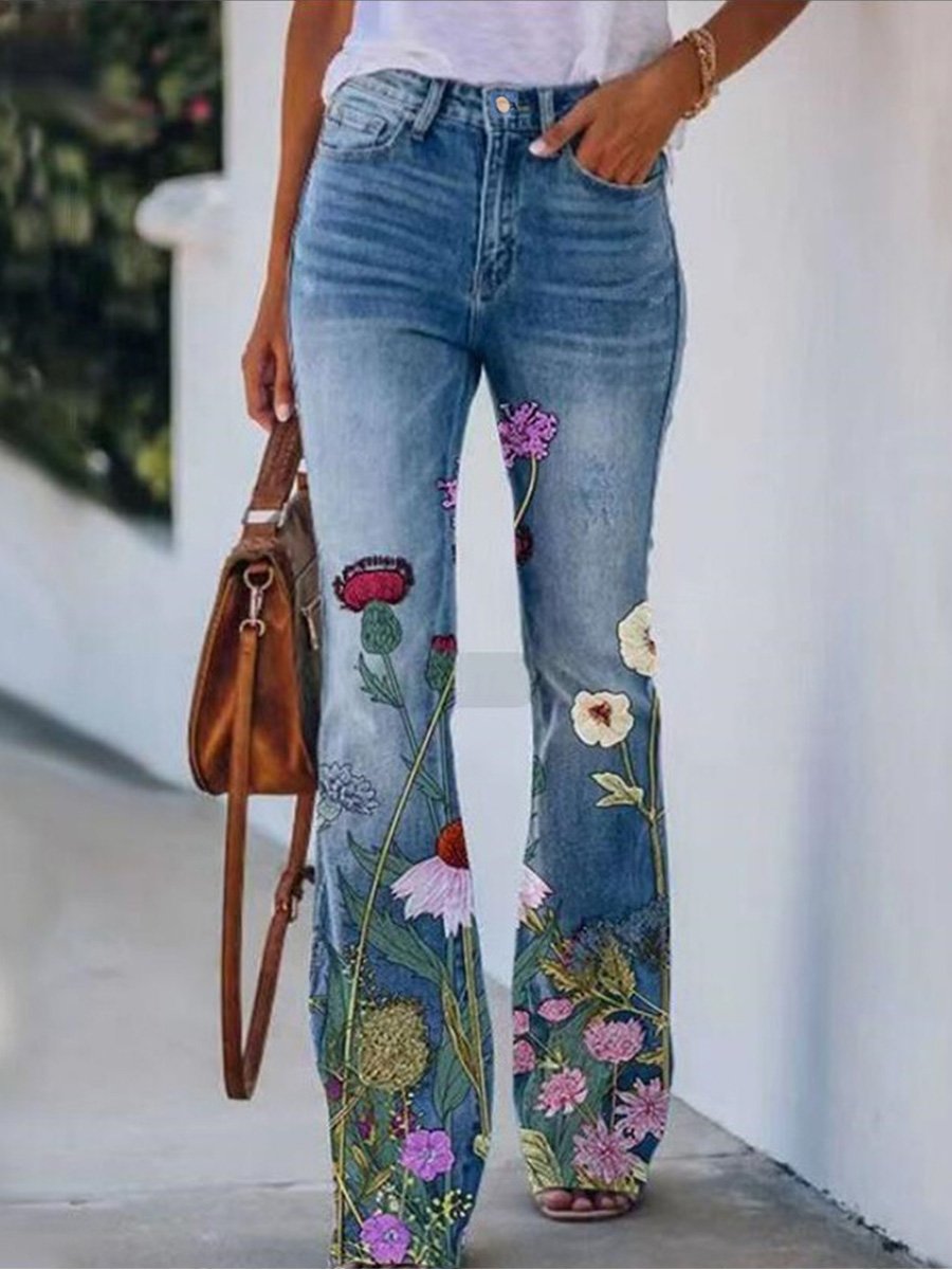 Inéalondon™ | Printed Jeans