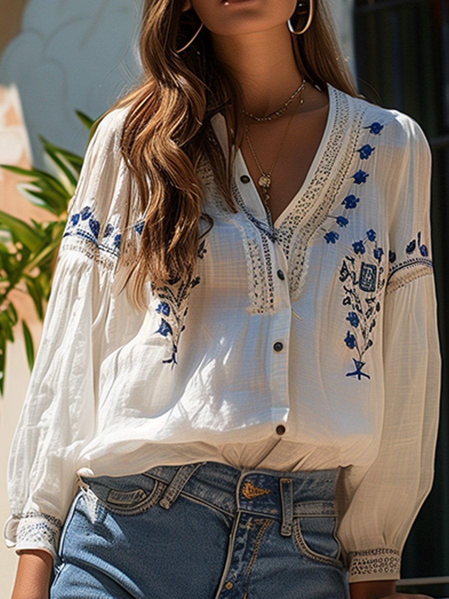 Inéalondon™ | Stitching Hollow Top