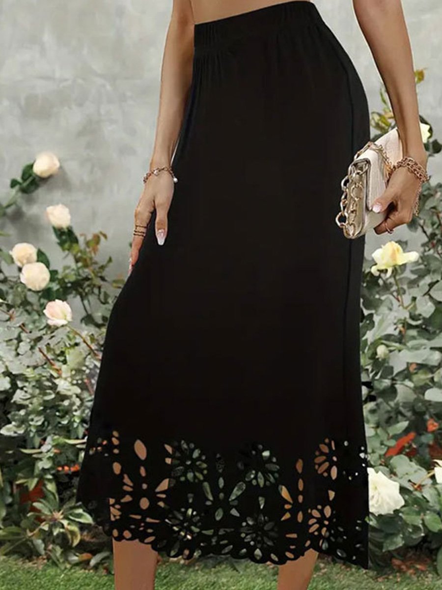 Inéalondon™ | Hollowed-out Fishtail Skirt