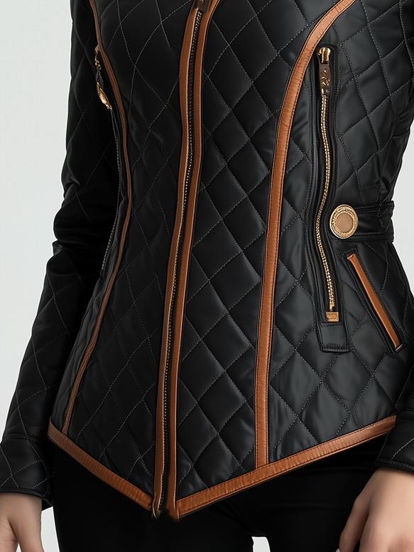 Inéalondon™ | Diamond-quilted Padded Jacket