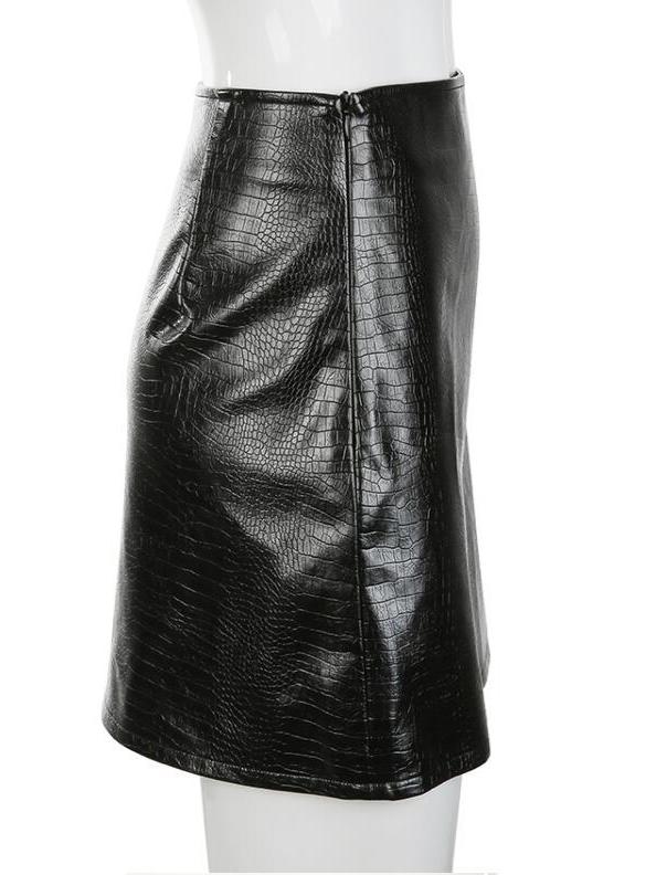 Inéalondon™ | Leather Mini Skirt