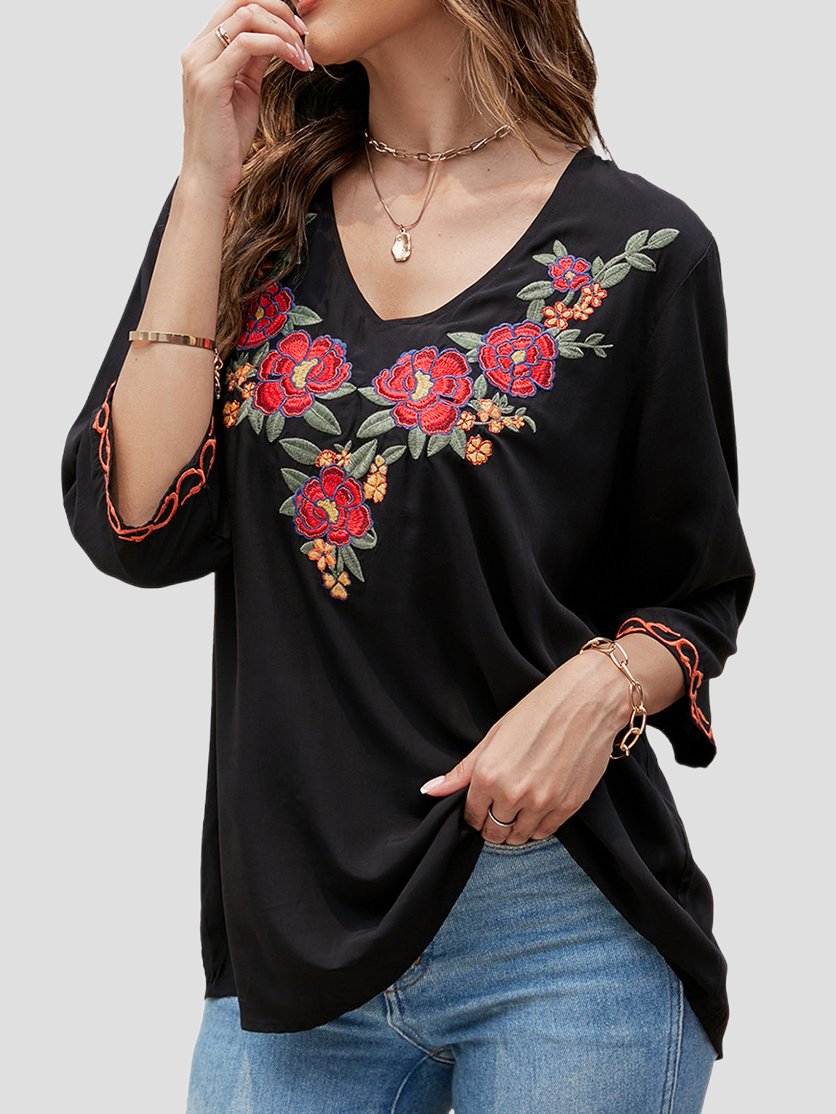 Inéalondon™ | Three-quater Sleeves Top