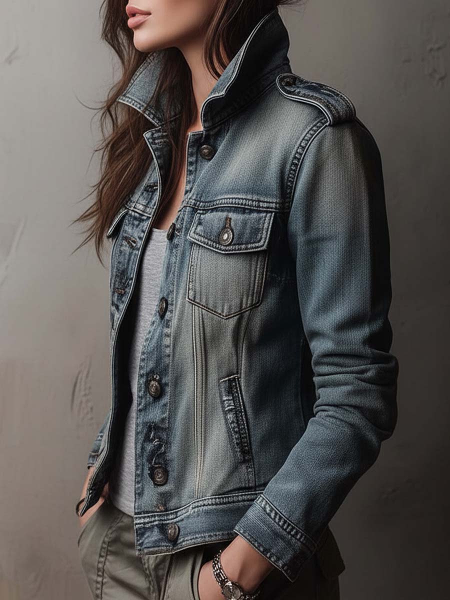 Inéalondon™ | Jacket With Epaulettes