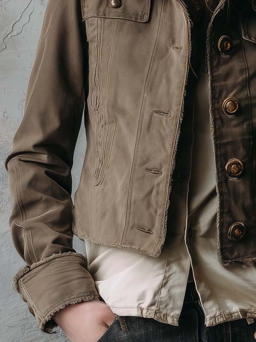 Inéalondon™ | Jacket With Shearling Collar