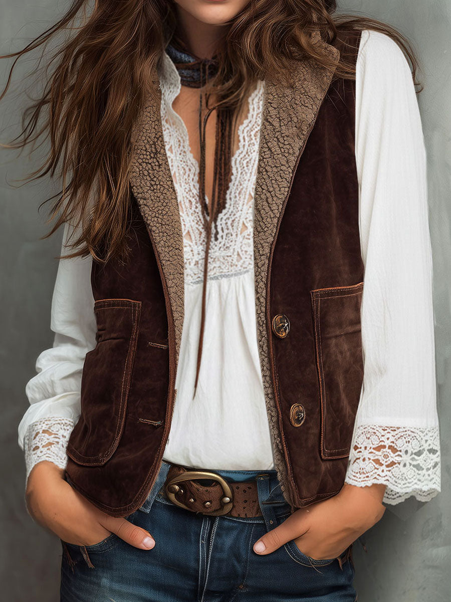 Inéalondon™ | Waistcoat With Sherpa Lining