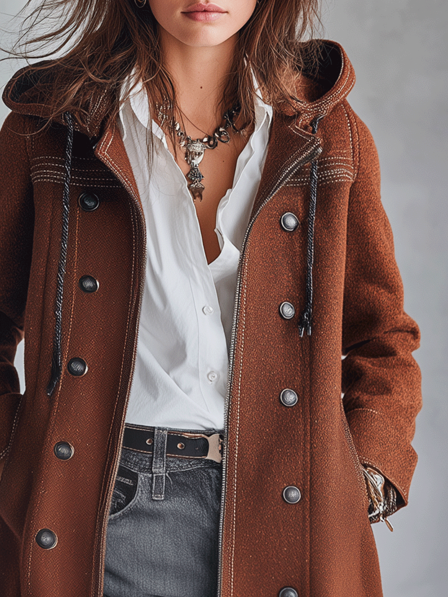 Inéalondon™ | Hooded Coat