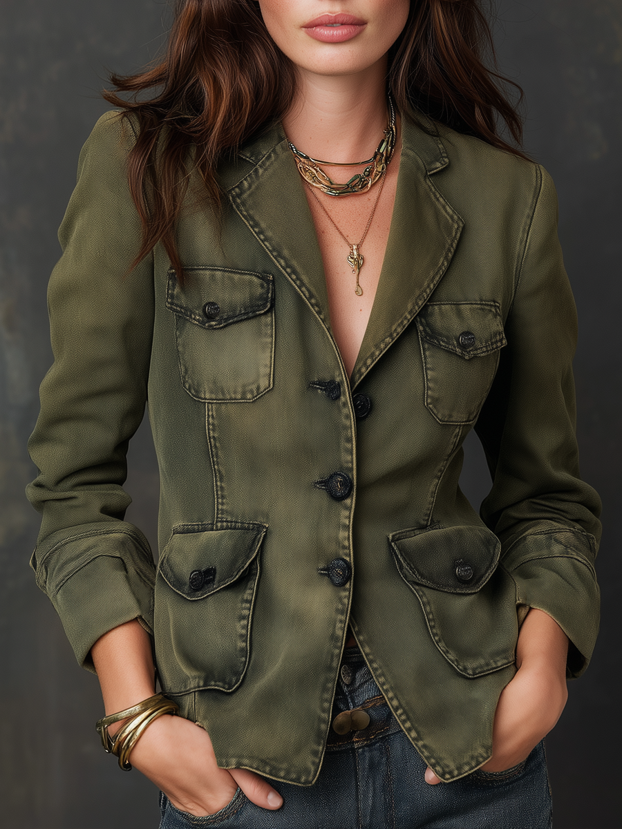 Inéalondon™ | Distressed Work Jacket