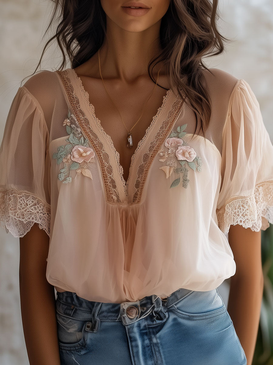 Inéalondon™ | Chiffon Blouse
