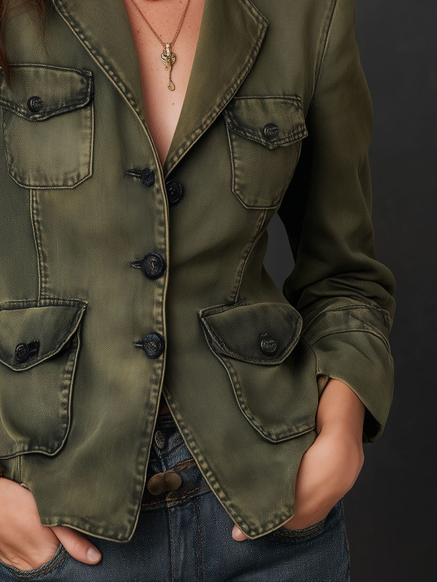 Inéalondon™ | Distressed Work Jacket