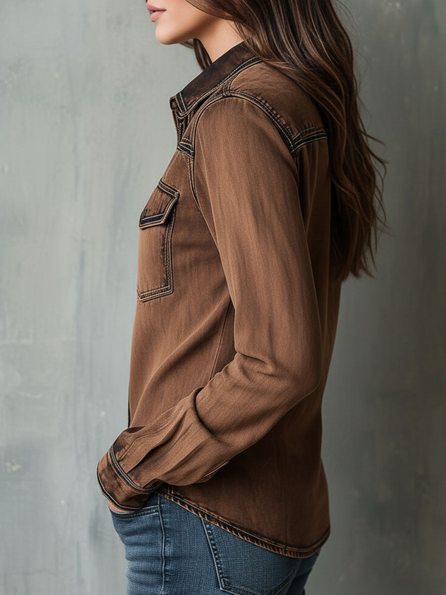 Inéalondon™ | Utility Zip Shirt Jacket