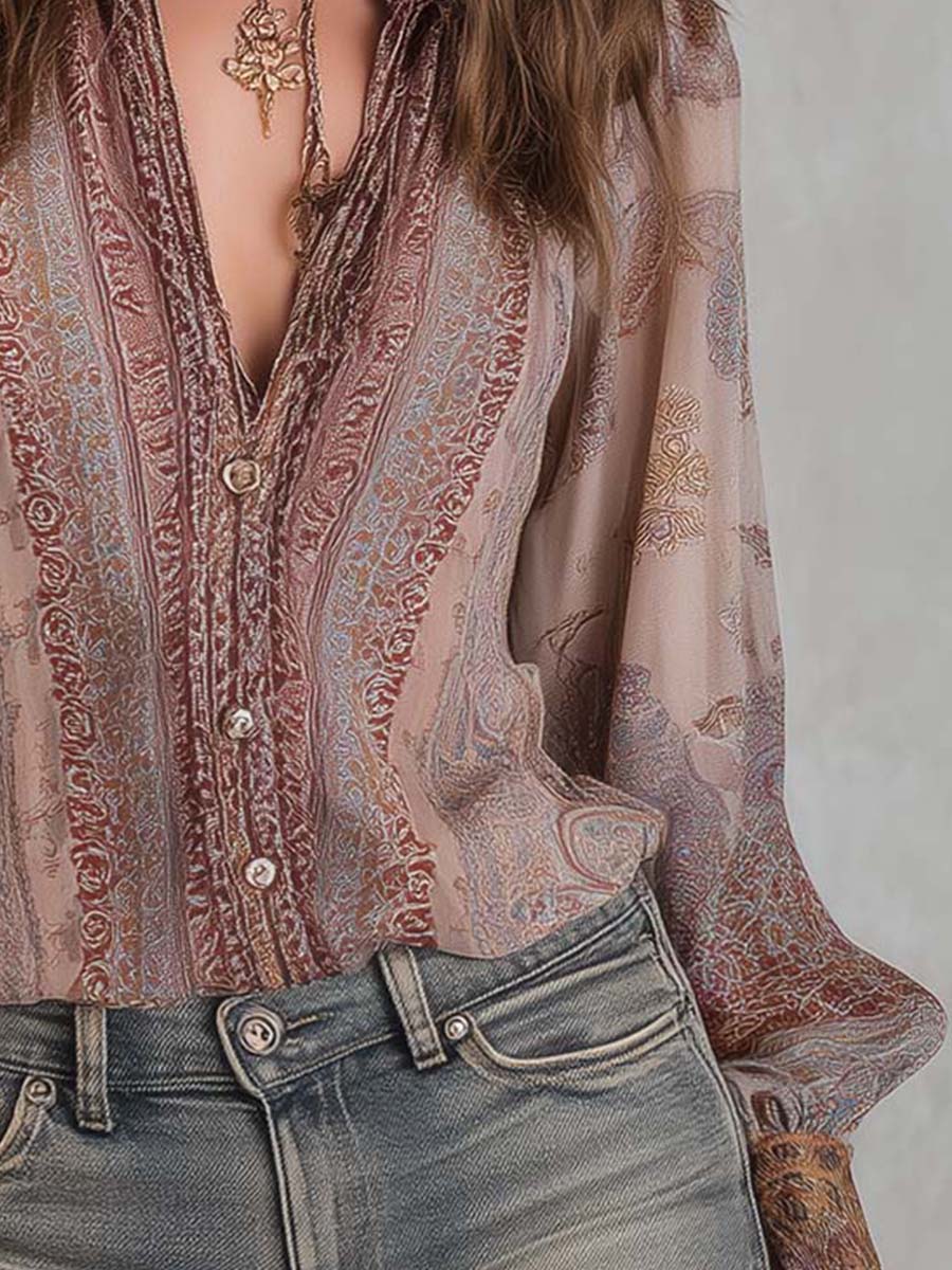 Inéalondon™ | Blouse With Lace Cuffs
