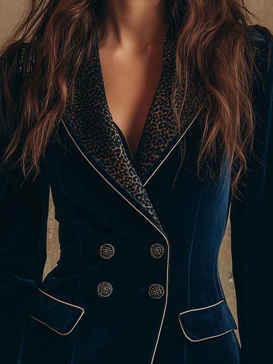 Inéalondon™ | Blazer Dress – Midnight Blue