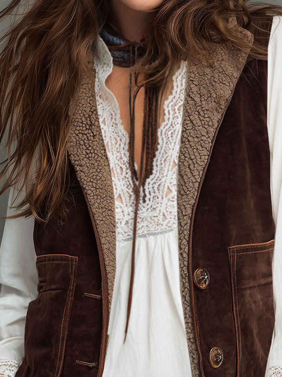 Inéalondon™ | Waistcoat With Sherpa Lining