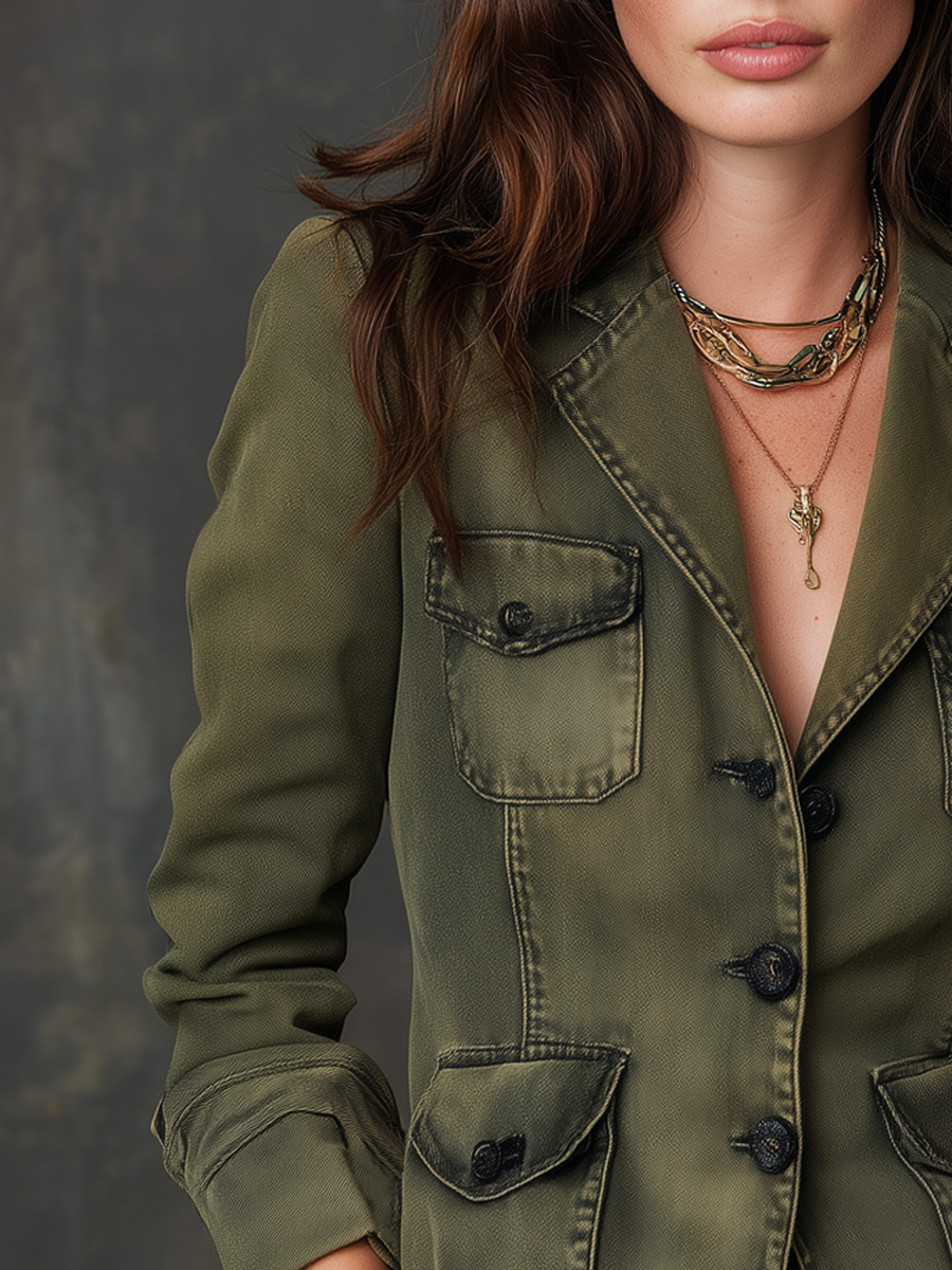Inéalondon™ | Distressed Work Jacket