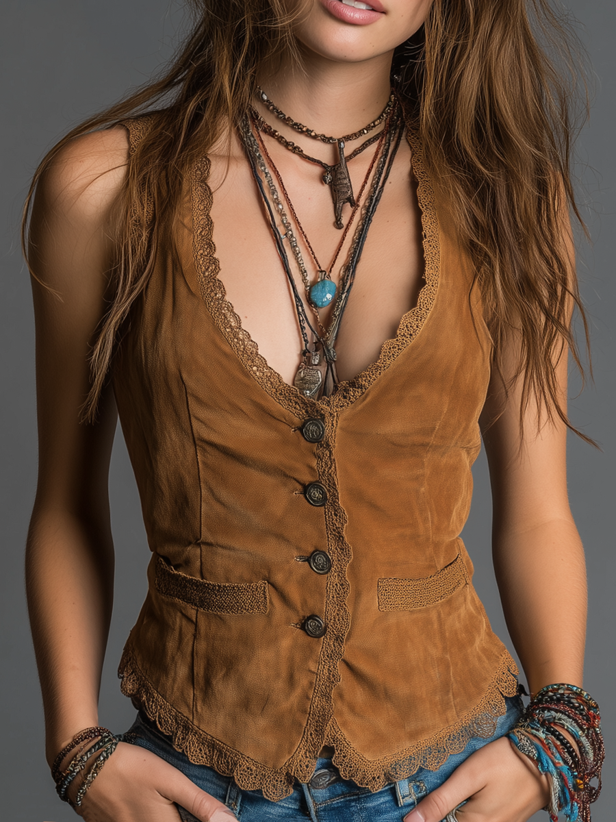 Inéalondon™ | Distressed Vest