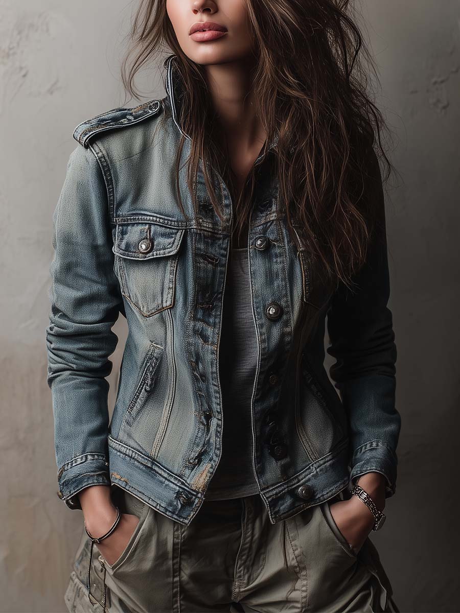 Inéalondon™ | Jacket With Epaulettes