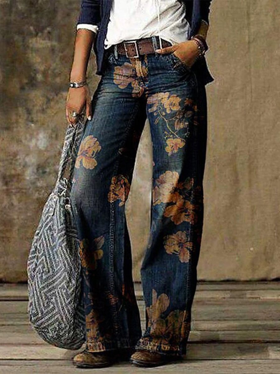 Inéalondon™ | Casual Wide-Leg Jeans