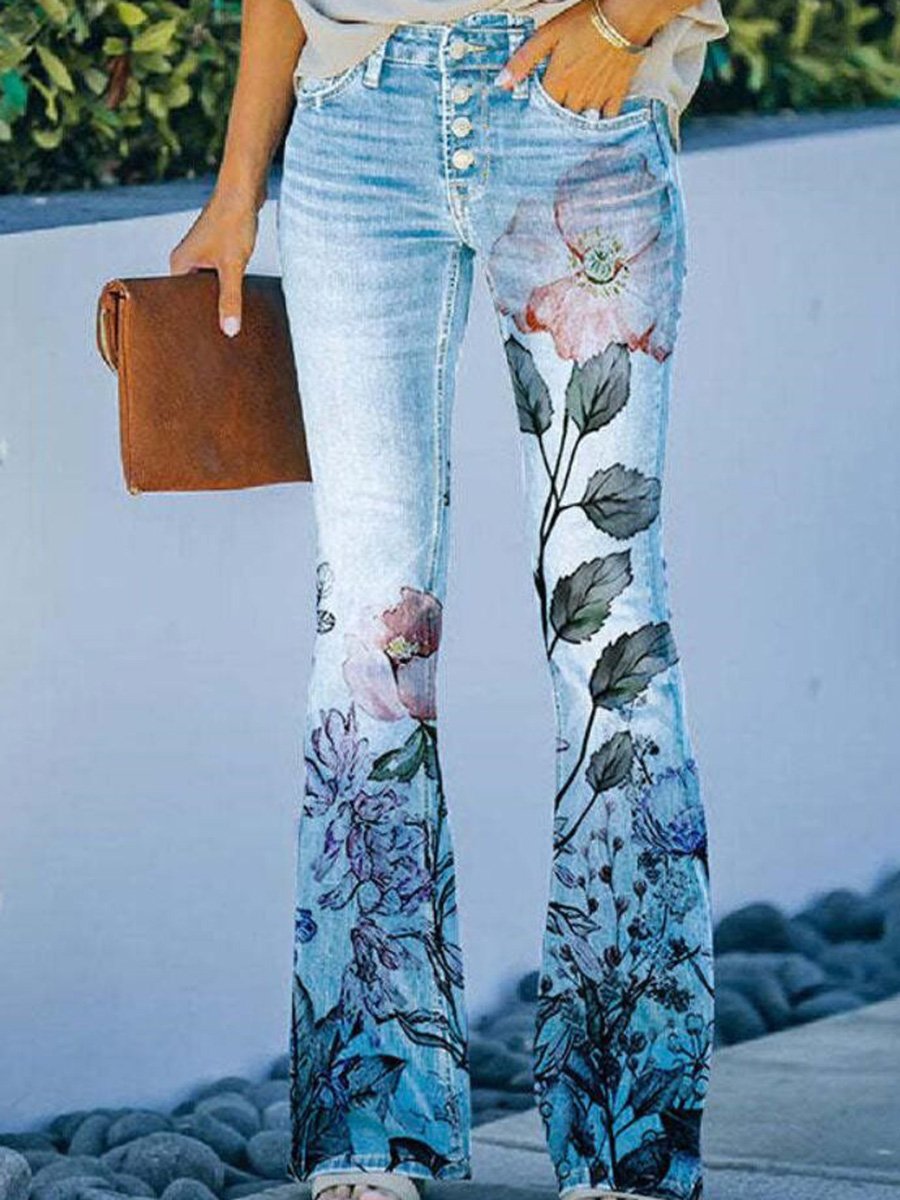 Inéalondon™ | Printed Jeans