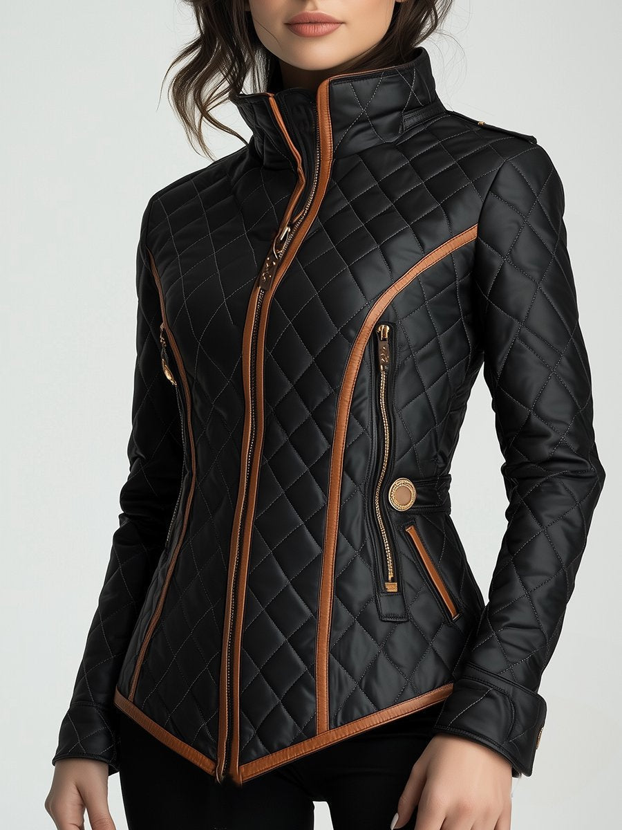 Inéalondon™ | Diamond-quilted Padded Jacket