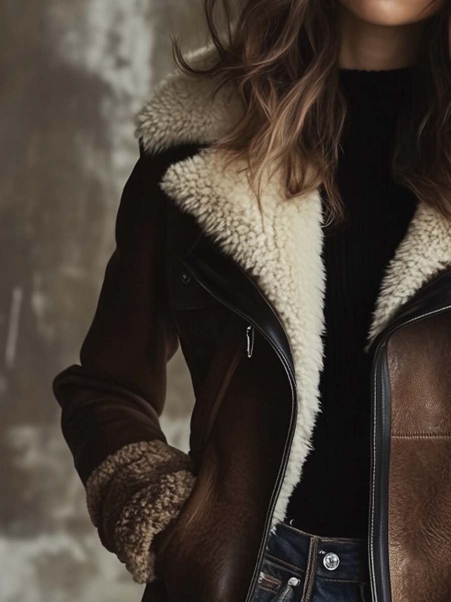 Inéalondon™ | Faux Leather Coat