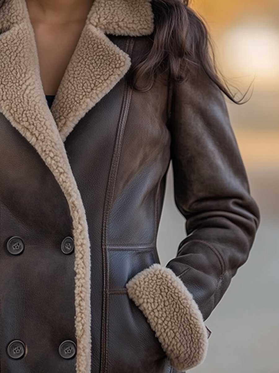 Inéalondon™ | Sheepskin Warm Coat