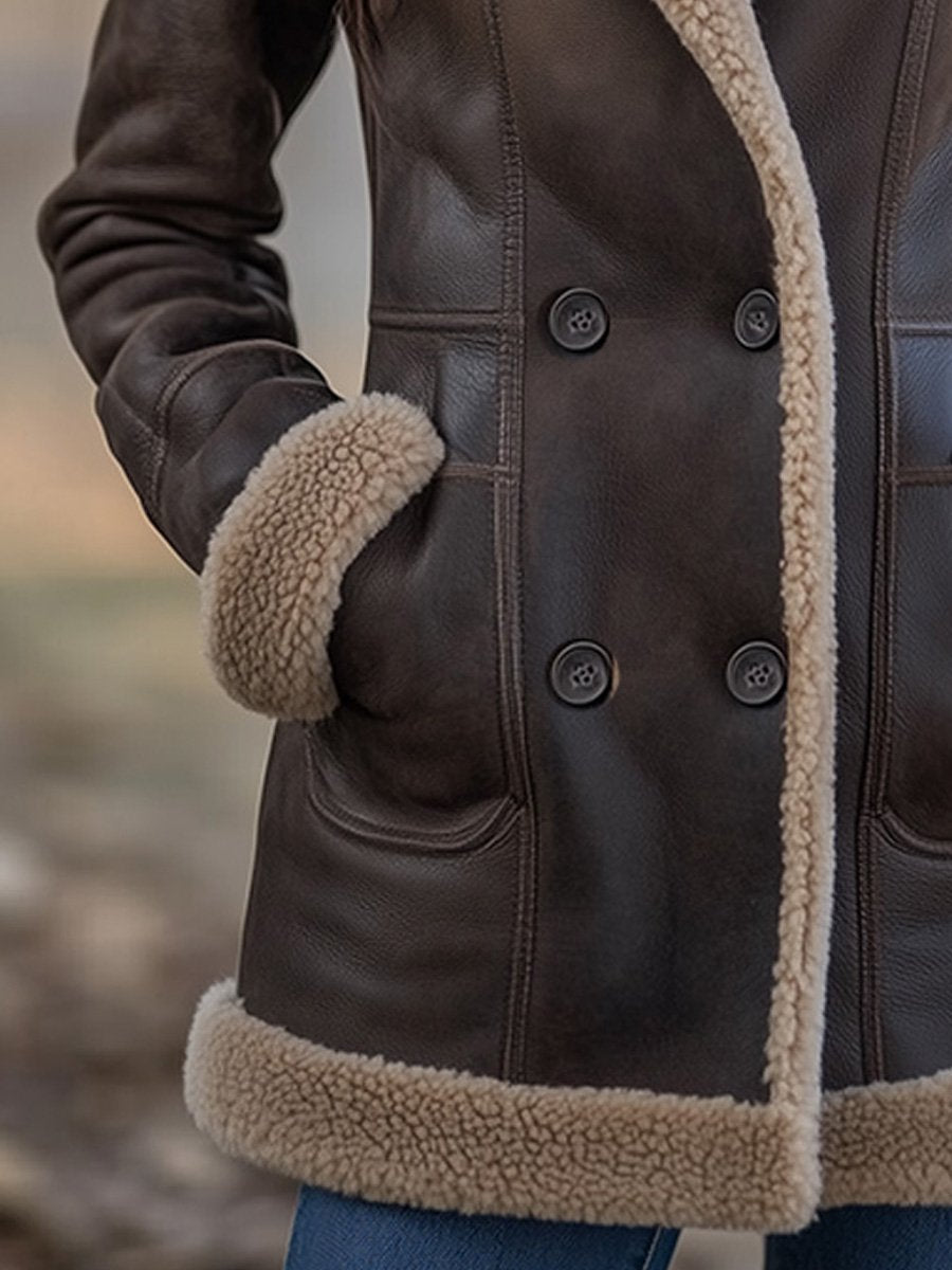 Inéalondon™ | Sheepskin Warm Coat